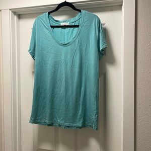 Treasure & Bond teal t-shirt medium